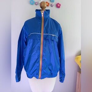 Vintage Wilson Windbreaker Jacket
Blue Coat Long Sleeve Full Zip Sz Large